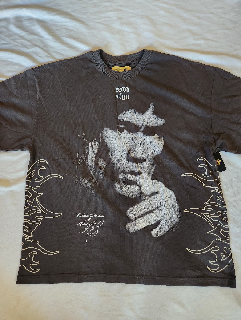 Darc Sport X Bruce Lee Don't Think Feel Premium Graphic T-Shirt Nwt Xl